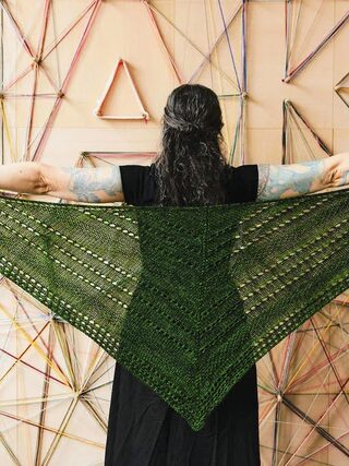 Bubble Wrap Shawl