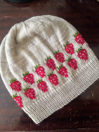 Strawberry Toast Hat